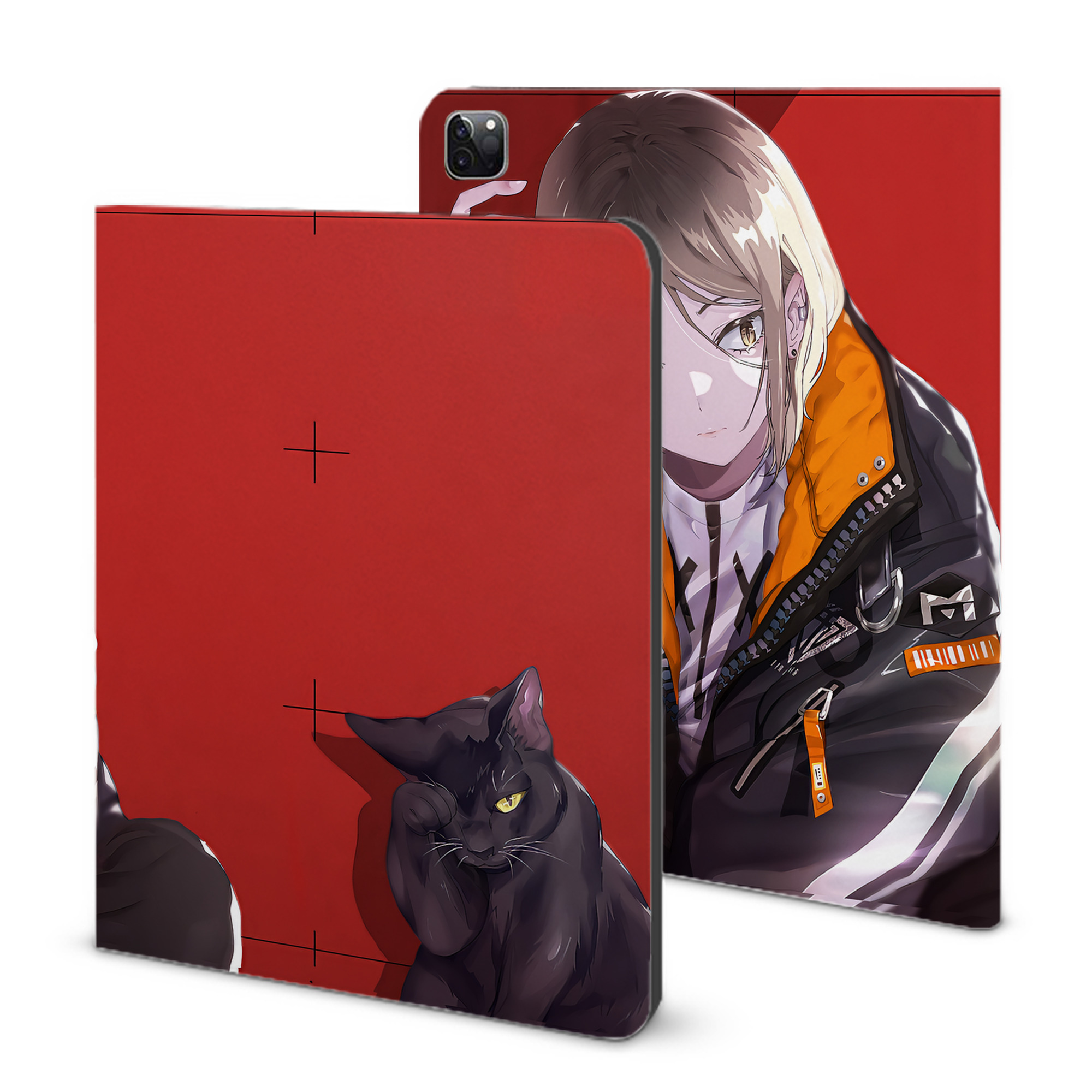 （画像用） ハイキュー!! Haikyu!! IPad ケース ブック型 PUレザー TPU 耐衝撃 軽量 薄型 ペン収納なし 全面保護 IPad 各モデル対応